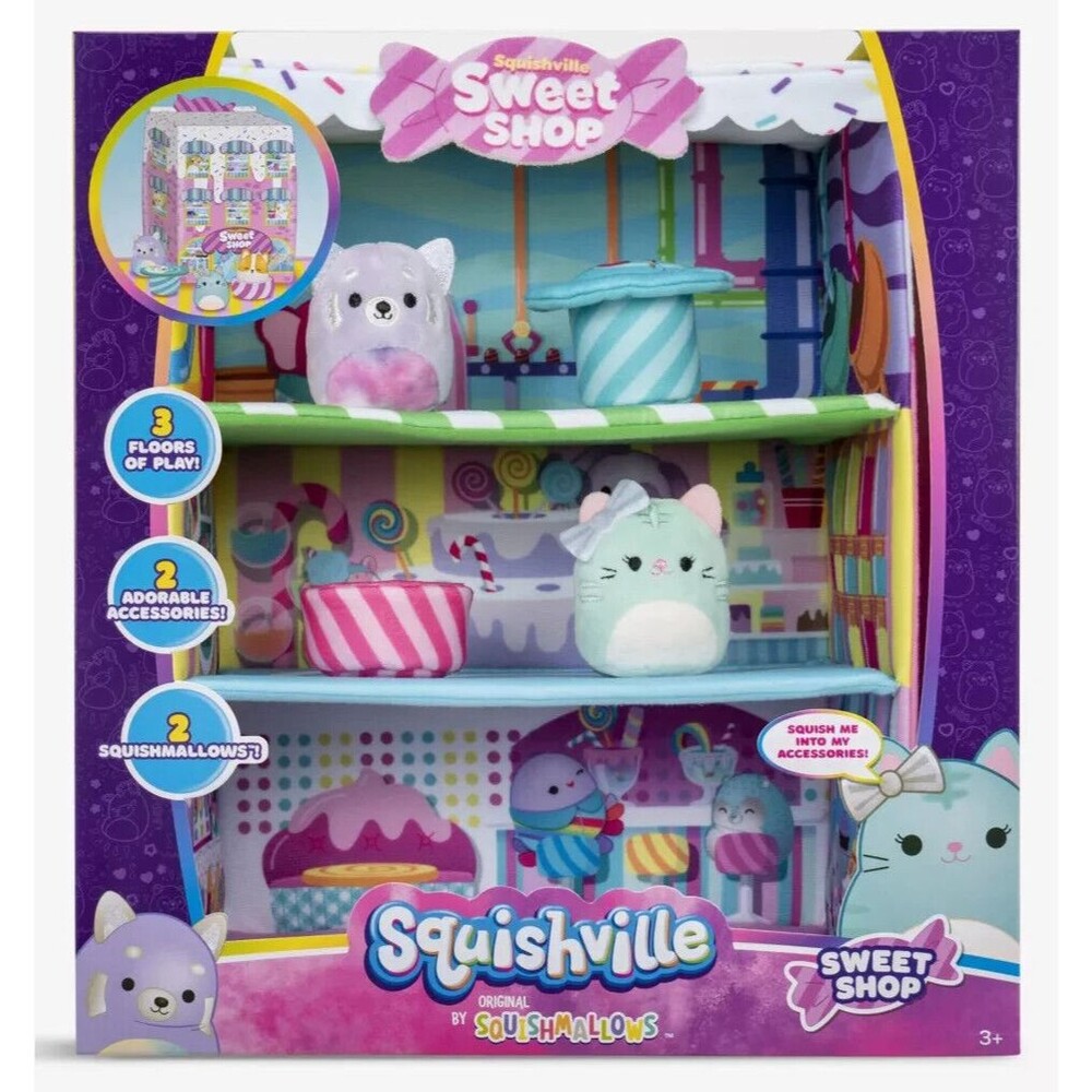 Squishmallows Squishville - Sweet Shop - Mini Plush Playset - Jazwares SQM0341